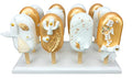 NANGOPOP Wood Cakesicle Stand Display - 12 Count Popsicle Sticks Holder for Dessert Table of Wedding Shower Birthday Parties - Sturdy and Reusable