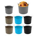 8-piece set of air fryer baking molds, high-end food grade silicone mold cups, non stick air fryer accessories suitable for eggs, cupcakes, pancakes, puddings, pies, and Kashida sauce