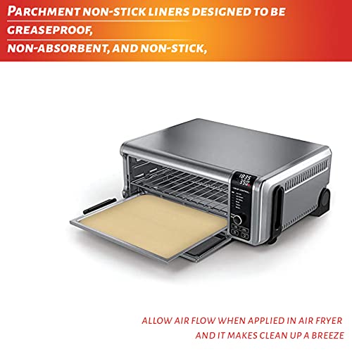 WMKGG 12 inch Air Fryer Parchment Paper Squares, 100 Sheets Unbleached - size: 12"x12"-100 pcs Parchment Paper