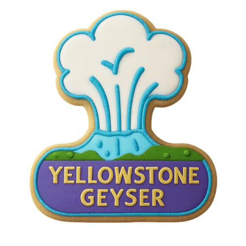 Yellowstone Geyser Cookie Cutter - 3.2x4" Premium Creative Baking Tool
