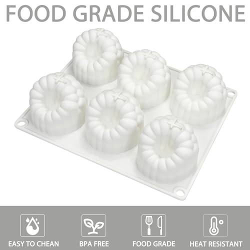 Raspberry Shape Silicone Mold 6-Cavity for Desserts - color: white(raspberry silicone mold-QY192)