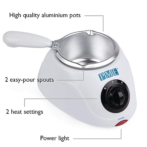 PME Electric Chocolate Melting Pot - USA plug,White,Standard