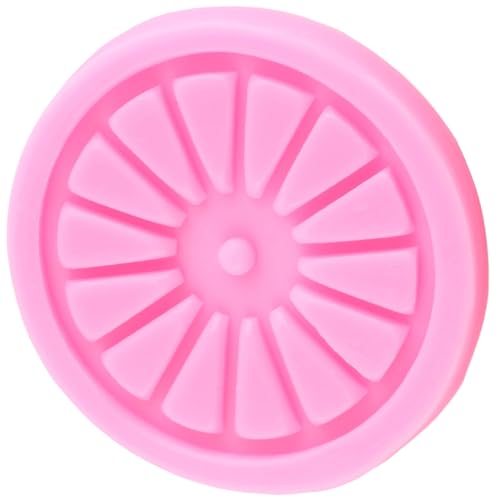 Tire Wheel Fondant Molds Wheel Cake Decorating Silicone Mold - color: Style B