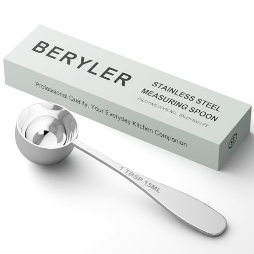 1PCS 1TBSP(15ML) Measuring Spoon, 18/8(304) Stainless Steel Tablespoon - size: 1 tbsp | 3 tsp | 15 ml | 1/2 oz