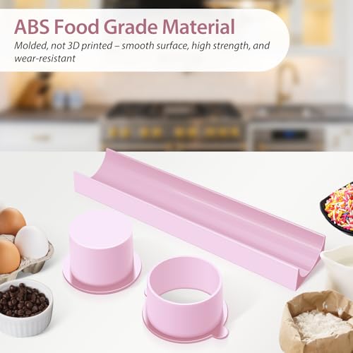 Round Cake Pop Mold Set with 9in Tray and Sticks- Pink - color: Pink（Round ）