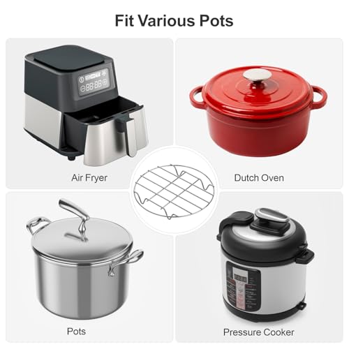 GSlife Instant Pot Trivet Rack - Steamer Rack, 9 Inch, for 6/8 Qt Cooker - size: 9 Inch