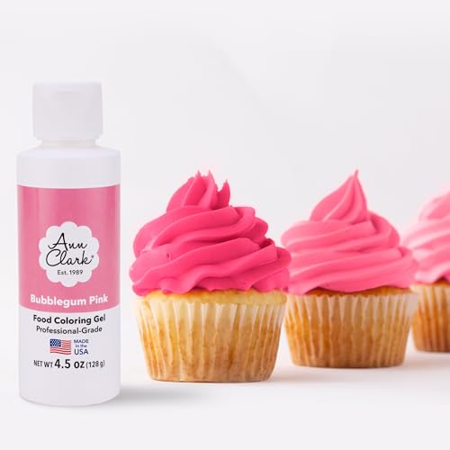 Ann Clark Bubblegum Pink Food Coloring Gel Large 4.5 oz (20 g) Made in USA - color: Bubblegum Pink