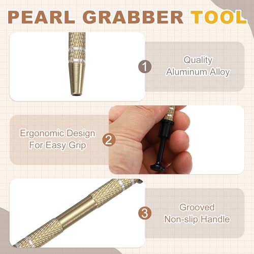 uxcell 3Pcs Sprinkle Pen for Cake Decorating,4.7in 4 Claw Sprinkle,Brown - color: Brown
