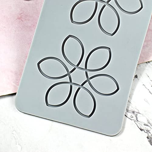 Silicone Lace Mold Hollow 3D Flower Fondant Molds Sugar Edible Cake Mat, Fondant Impression Lace Mats, Flower Pattern Lace Mat for Cake Decorating (Flower A_10x3x0.12 inch) - size: Flower A_10x3x0.12 inch