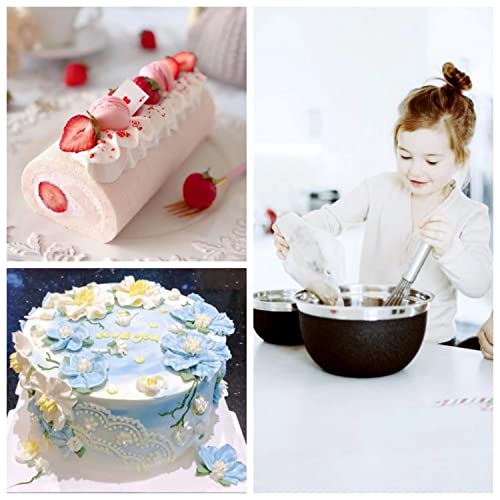 21 Inch Pastry Bags Disposable, 100 Pcs Thickend Strong Large Decorating Bags for Frosting, Royal Icing, Professional Cake Supplies for Baking and Decorating XL - size: 21in - 100Pack