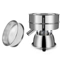 Automatic Sieve Shaker Machine,Vibrating Sifter with 12&80 Screens - size: Sifter Machine(12+80 mesh)