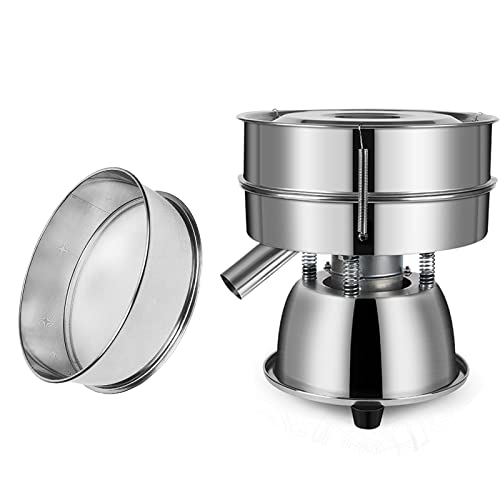 Automatic Sieve Shaker Machine,Vibrating Sifter with 12&80 Screens - size: Sifter Machine(12+80 mesh)
