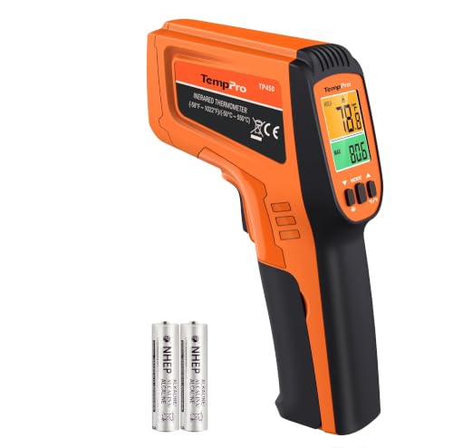 TempPro TempScan Infrared Thermometer Gun with 2 Laser for Pizza Oven Grill - style: 2-Laser & D:S 16:1