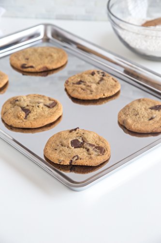 Fox Run Stainless Steel Jelly Roll Pan & Cookie Baking Sheet, 16" x 11"