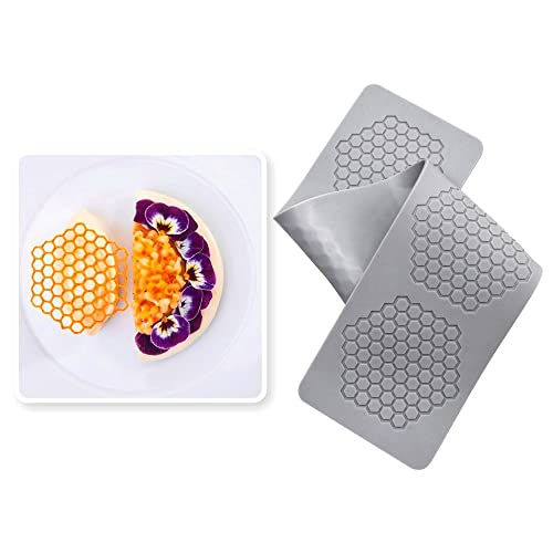 Honeycomb Silicone Fondant Cake Mold Beehive Candy Molds Chocolate Candy 3D Cupcake Decorating Silicone Moulds, Sugar Craft Cake Decoration, Cupcake Top, Polymer Clay - style: 14.8 x 3.12 x 0.08inch