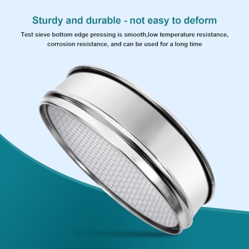 7.9" (20cm) 304 Stainless Steel Lab Sieve, 6 Mesh (3.5mm) Screen Sifter - size: 6Mesh(3.5mm)/Ф7.9in