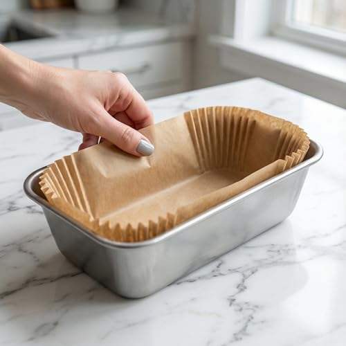 Loaf Pan Liners, 160Pcs Bread Pan Liners for Baking Bread 9x5, 9.5 x 5 Inch, Food Grade, Oil Proof, Heat Resistant, Non-Stick Disposable Parchment Paper for Oven, Air fryer, Pans, Baking - size: 160PCS 9.5 x 5in Loaf Pan Liners