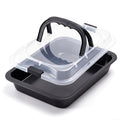 Qinyoung 1 Pcs Black Cake Pan with Lid and Handle, 9 X 13 Inch - color: Black