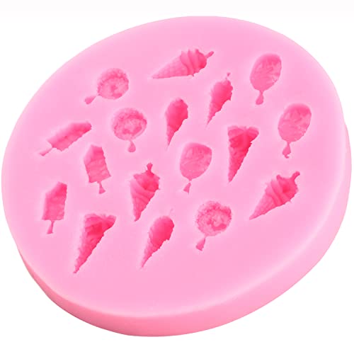 Ice Cream Silicone Molds Candyland Fondant Molds Set Of 4 - color: Style B