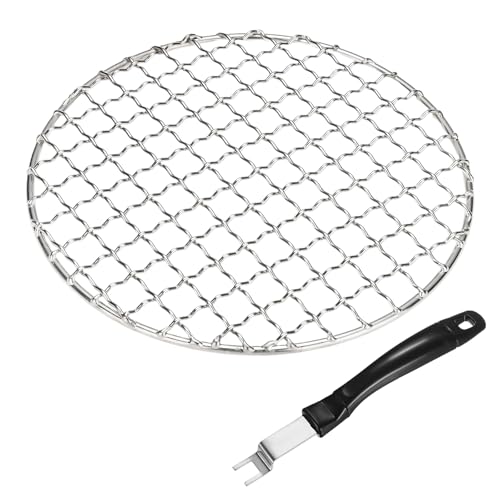 M METERXITY 1-Set Cooling Rack 6.5" Round 304 Stainless Steel, Silver - size: 6.5 Inch