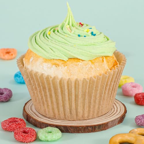 Caperci 300pcs Standard Cupcake Liners for Baking, Paper Muffin Liners Cups - color: Natural, size: Standard - 300 Count