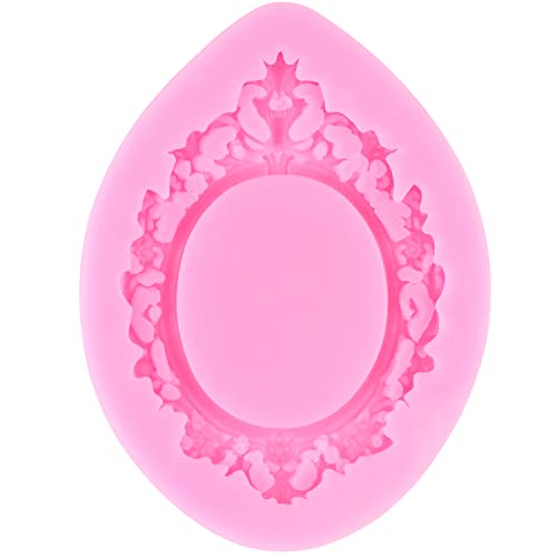 Mujiang Photo Frame Fondant Molds Picture Frames Silicone Mold Set Of 4 - color: Style B