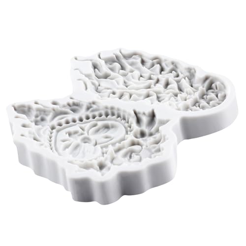Baroque Fondant Mold Embossed Flower Silicone Molds - color: Style ZM