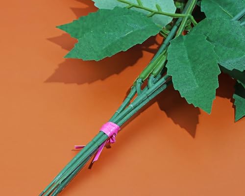 ONLYKXY 500pcs Kraft Paper Twist Ties Plant Ties 4inch Reusable Bread Twist Ties cake pop ties Cable Ties Candy Ties for Bags (Rose Red) - color: Rose Red
