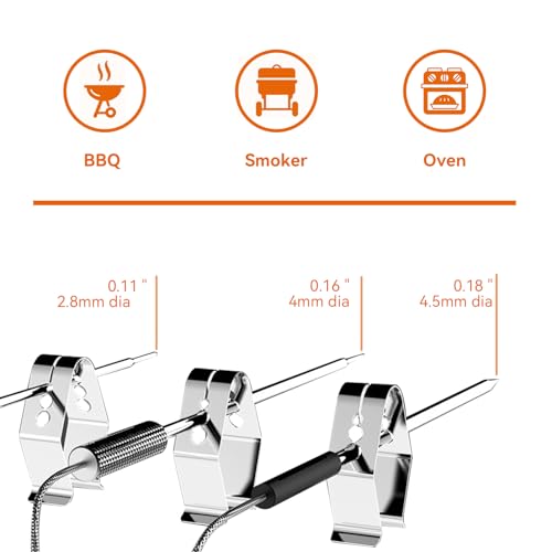 10 Pieces 3-Hole Probe Holder Clip, A Style Design