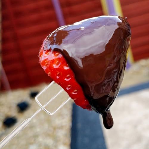 Amosfun Chocolate Dipping Fork Set 6-piece Stainless Steel Dipping Forks for Candy Making Fondue Truffle Chocolate Drizzle Baking Supplies Home Kitchen Accessory