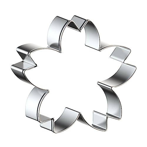 Cherry Blossom Flower Cookie Cutter Set - 4 Piece Sakura Cookie Cutters - Stainless Steel - color: Cherry Blossom