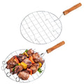 2 Pack Round Barbecue Rack Net 7.48-inch Stainless Steel