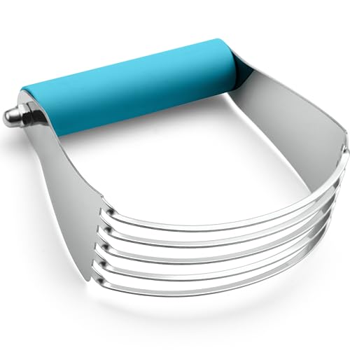 Spring Chef Large Dough Blender For Baking - Durable Pastry Blender - Teal - color: Teal, size: 4" Large