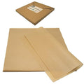 Bake Choice 12" x 12" Parchment Paper Square Kraft Deli Wrap Sheets 100 PCS