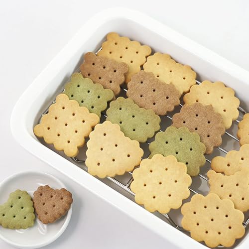 Triangle Circle Embossed Cookie Cutters 8Pcs 3D Raised Design Cookie Stamps - color: Raised Design Cookie Cutter