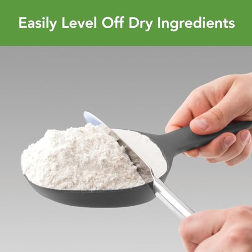 Tovolo Scoop and Sift 1 Cup Flour Sifter for Baking, Charcoal - color: Charcoal