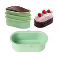 QELEG Silicone Mini Loaf Pan (4 Pack), Nonstick Silicone Baking Mold for Homemade Bread,Toast and Pound Cakes 5.9x3.3x1.8inch