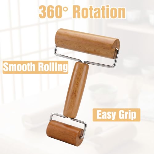 Pastry Roller,Small Roller for Dough with Non-Stick Surface
