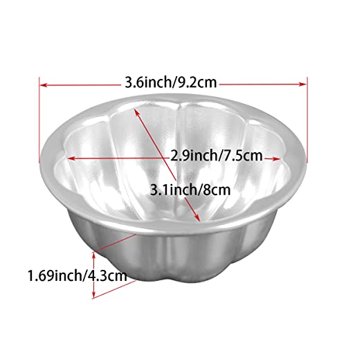 Molds Aluminum for Jello Small Cup Cake Nonstick Tartlets Baking Tool
