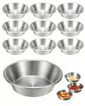 Dipping Bowls, Silver, 3.15 Inch, 10 Pack - color: Silver