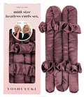 Midi Satin Heatless Curls Overnight Curling Rod Set - color: MIDI Mulberry
