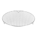 M METERXITY Cooling Rack, 11.6" Round Stainless Steel Baking Rack with 20mm Legs for BBQ/Cooking/Roasting/Grilling/Steaming/Drying, Wire Cooling Rack for Baking [Silver] - size: 11.6"