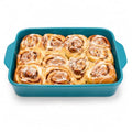 King Arthur Baking Company Rectangular Pan With Handles, Ceramic, Distributes Heat Evenly, 9 x 13-Inch, For Oven-To-Table Cakes, Brownies, Bars, Rolls, And Casseroles - style: Rectangular, 9 x 13-Inch