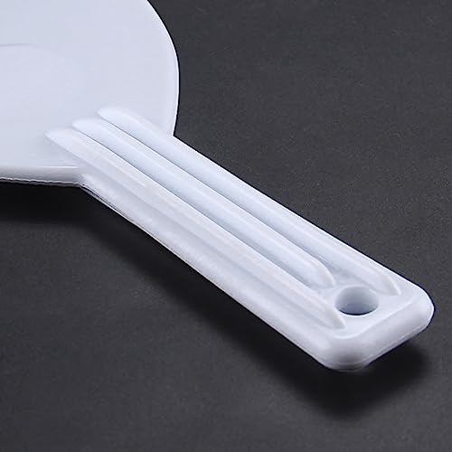 2 Pcs Plastic Handle Scrapers Cake Cream Spatula Dough Pastry Pizza Cutter Baking Food Scrappers for Home Kitchen