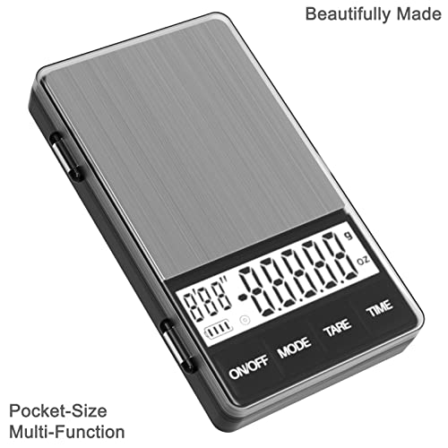 MAXUS Espresso Scale with Timer, 1000g x 0.1g, Coffee Scale for Drip Coffee