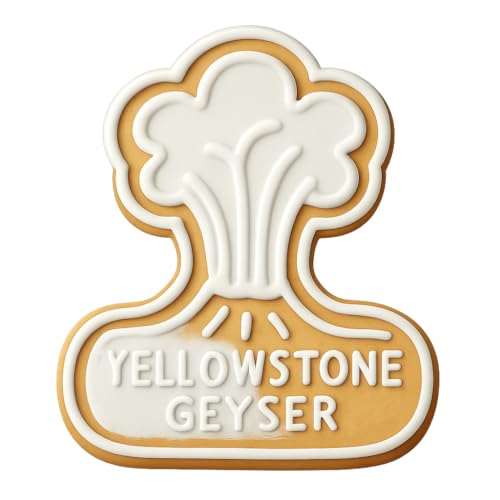 Yellowstone Geyser Cookie Cutter - 3.2x4" Premium Creative Baking Tool