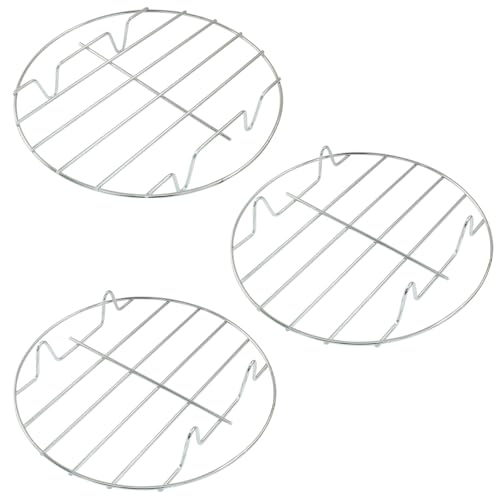 Air Fryer Rack Set, 20cm/7.87 Inch, 3 Pcs, Stainless Steel - size: 20cm/7.87 Inch