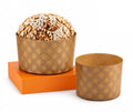 Pastry Chef's Boutique Thin Panettone Paper Pan Mold (Thin Paper - Medium 750 gr) - Pack of 6 - size: Thin Paper - Medium 750 gr