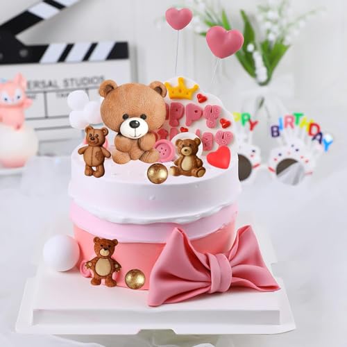 ZiXiang Bear Silicone Mold Valentine's Day Fondant Molds Set Of 5 - color: Style C
