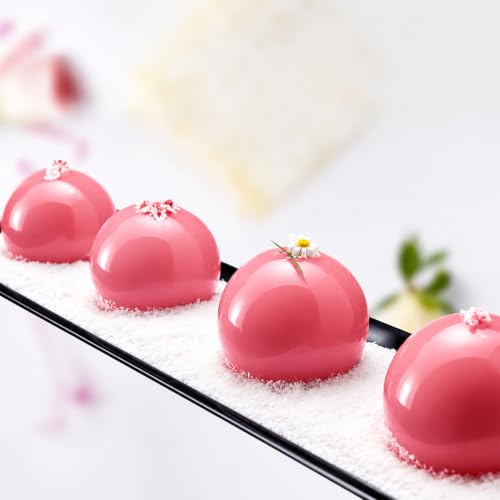 OCPO Kitchen 3D Mini Ball Silicone Mousse Cake Mold, 15 Cavities